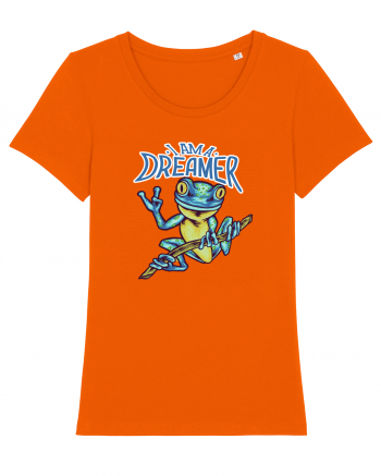 I am a dreamer Bright Orange