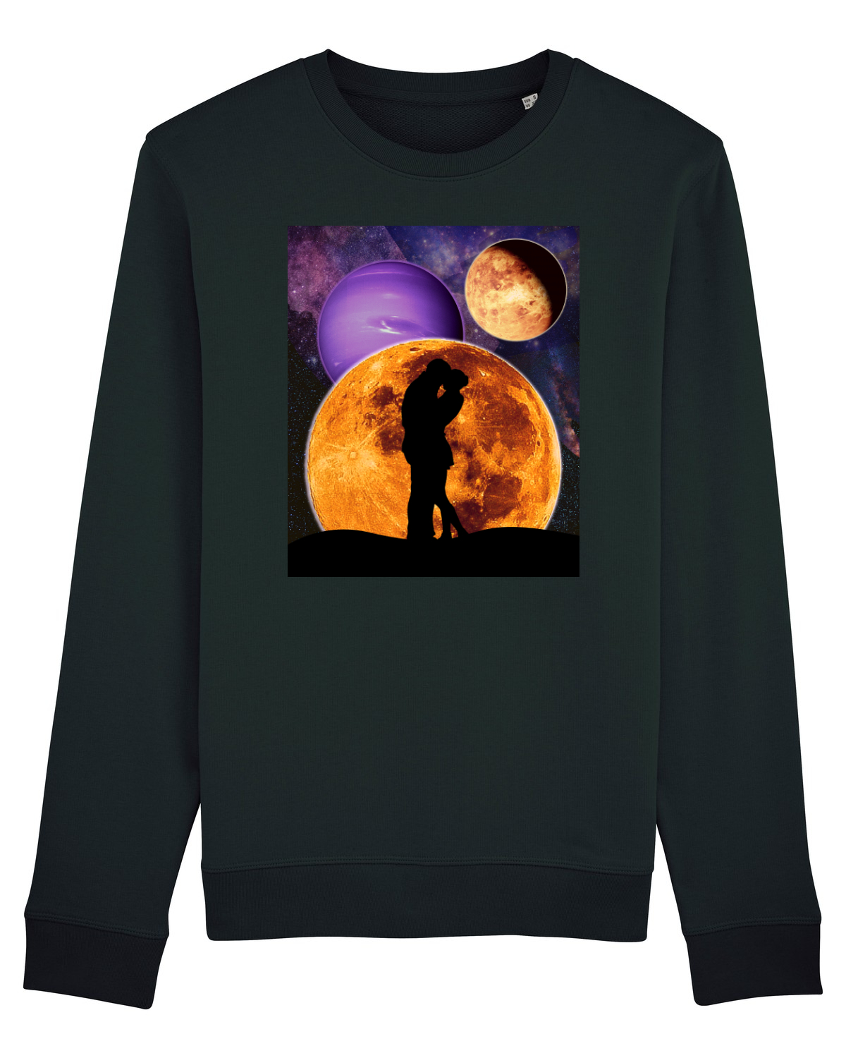 Bluză mânecă lungă Unisex Rise Black