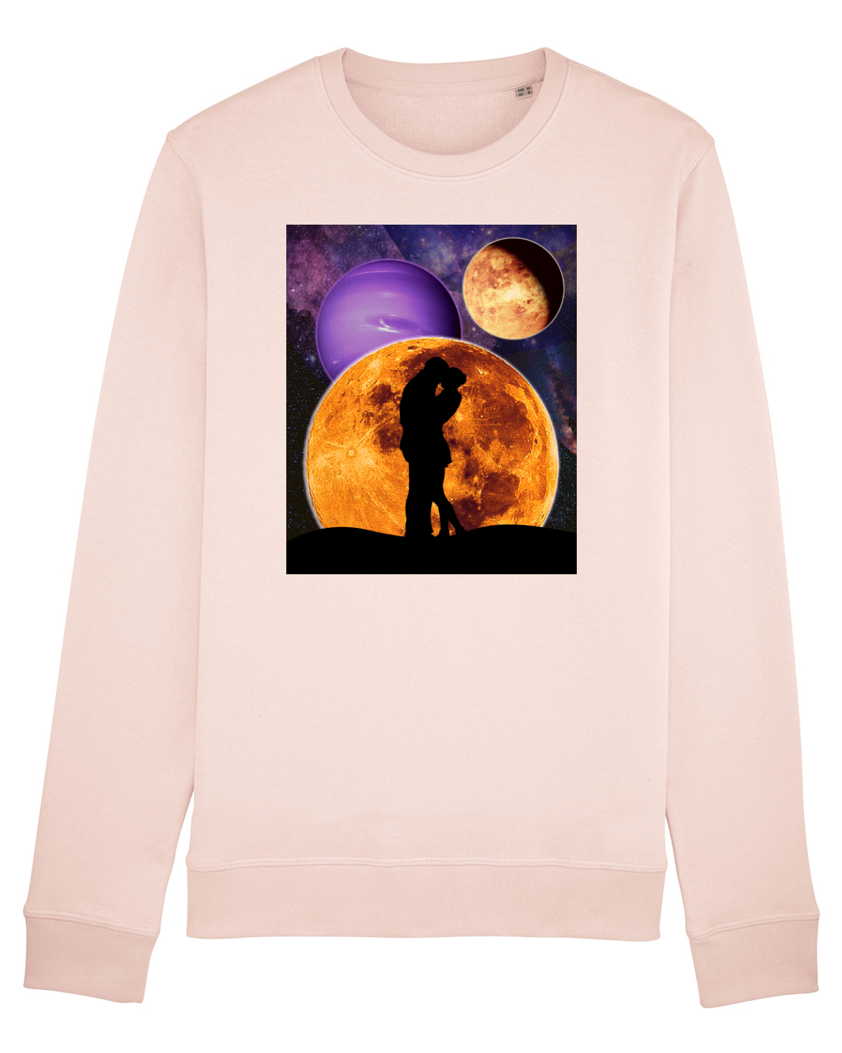 Bluză mânecă lungă Unisex Rise Candy Pink