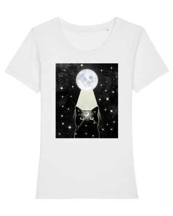 Moon Cat White