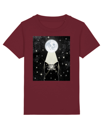 Moon Cat Burgundy