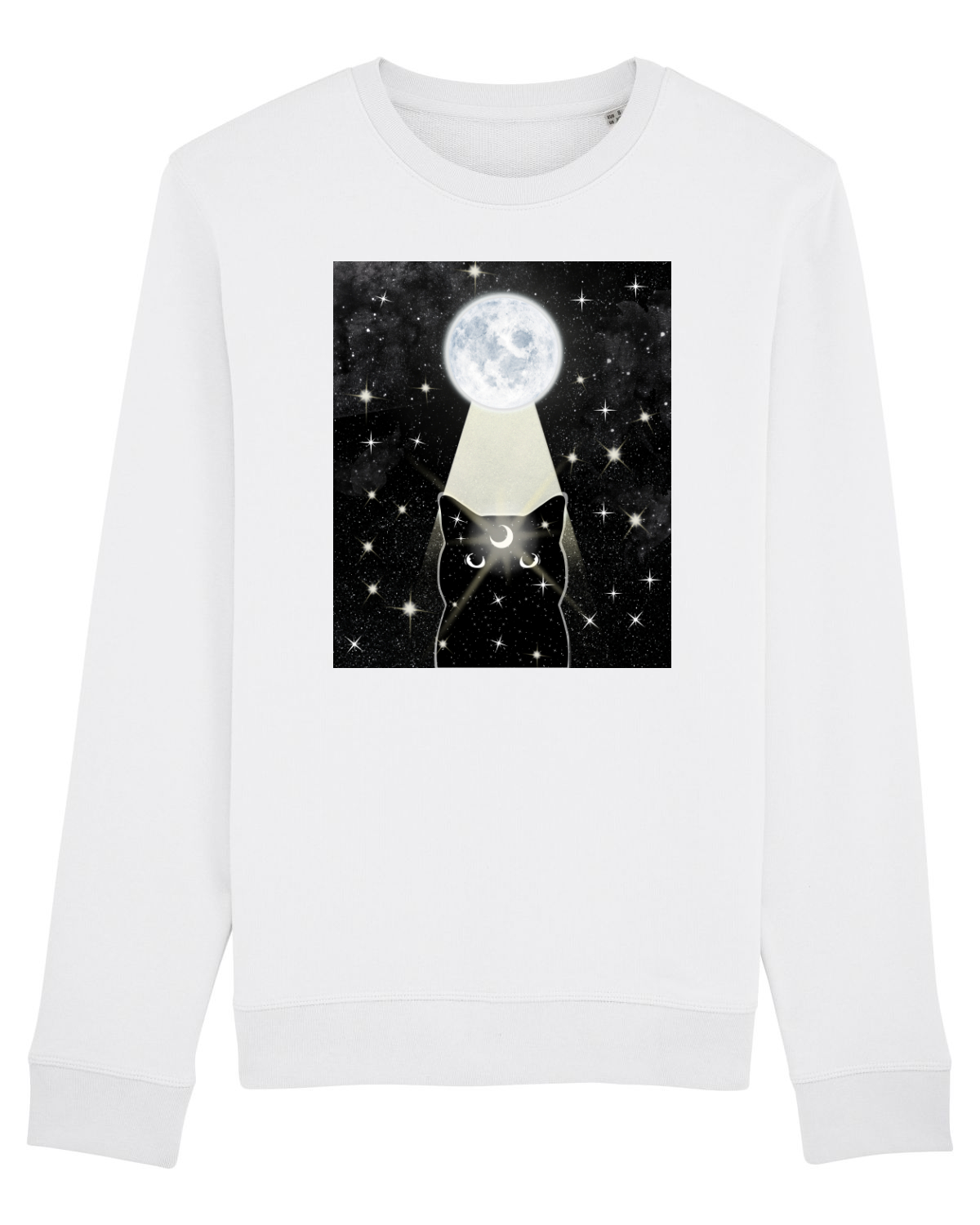 Bluză mânecă lungă Unisex Rise White