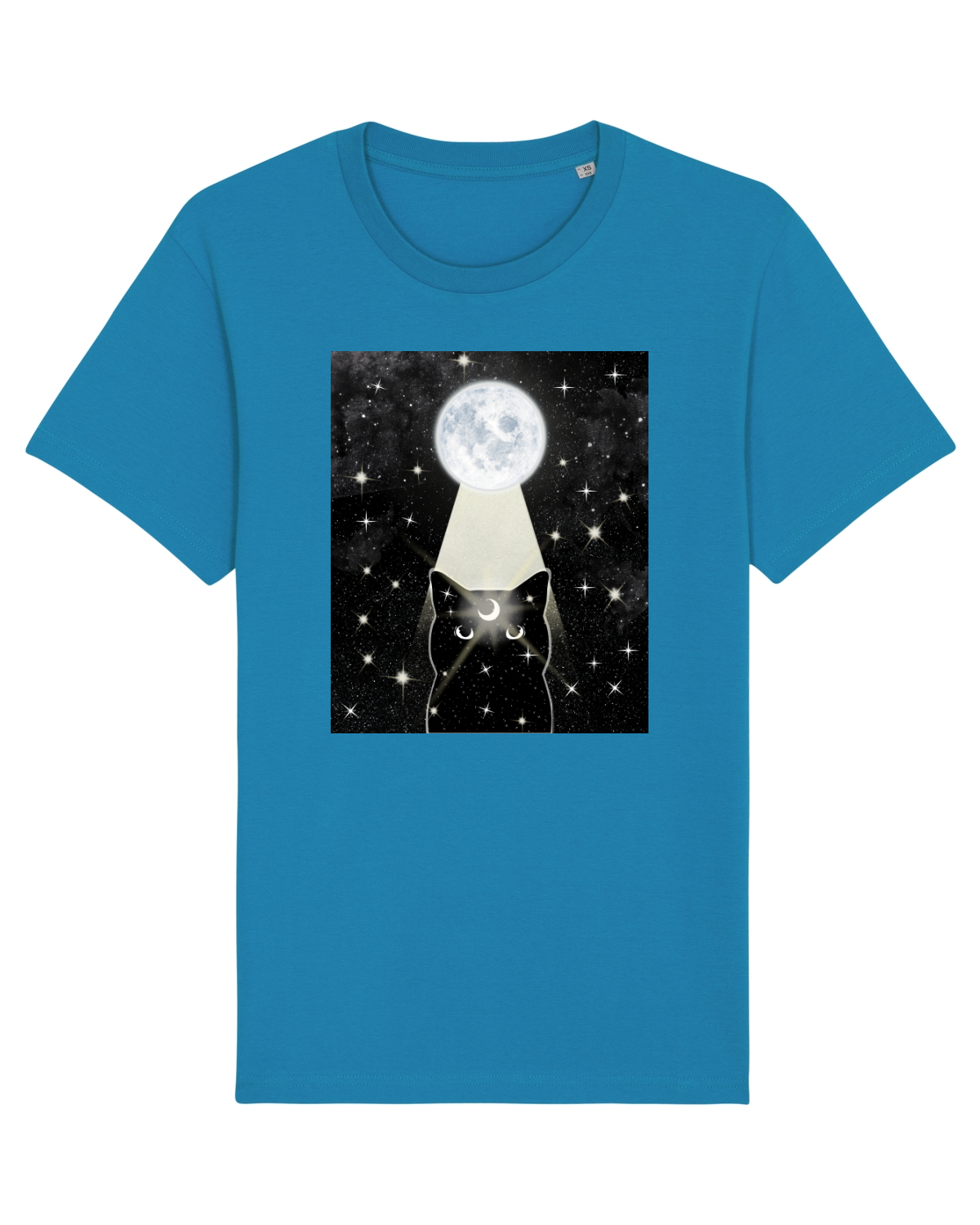 Tricou mânecă scurtă Unisex Rocker Azur