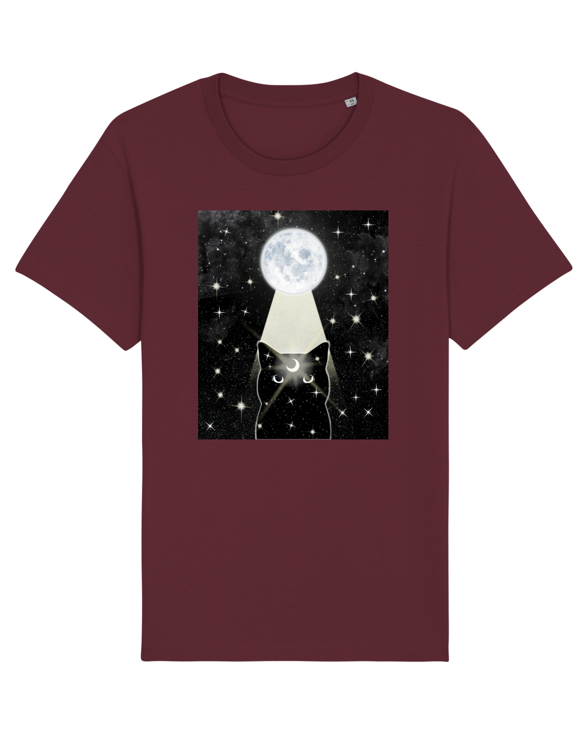 Tricou mânecă scurtă Unisex Rocker Burgundy