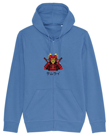Samurai în Japoneză (pixel art) negru Bright Blue