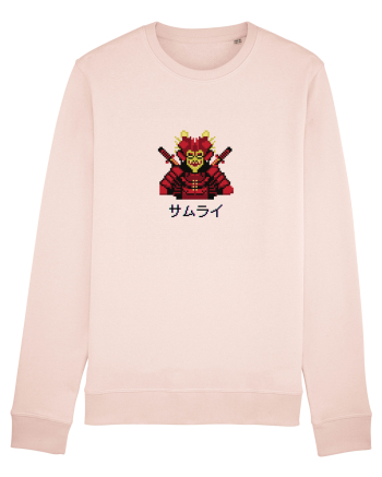 Samurai în Japoneză (pixel art) negru Candy Pink