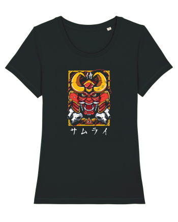 Samurai în Japoneză (ilustrație) Black