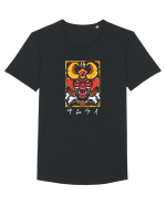 Samurai în Japoneză (ilustrație) Tricou mânecă scurtă guler larg Bărbat Skater