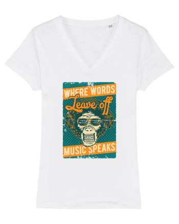Where Words Leave off Music Speaks White