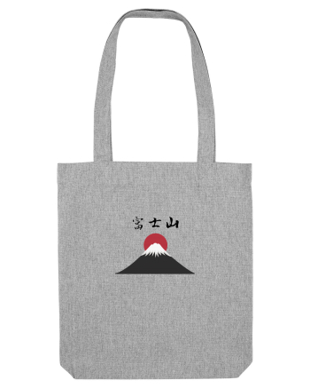 Muntele Fuji (Fujisan) kanji negru Heather Grey