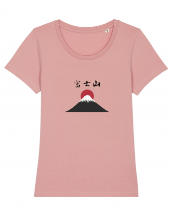 Muntele Fuji (Fujisan) kanji negru Canyon Pink