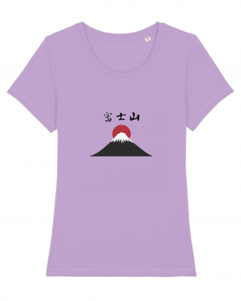Muntele Fuji (Fujisan) kanji negru Lavender Dawn