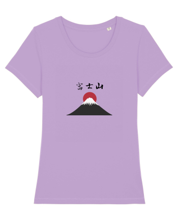 Muntele Fuji (Fujisan) kanji negru Lavender Dawn