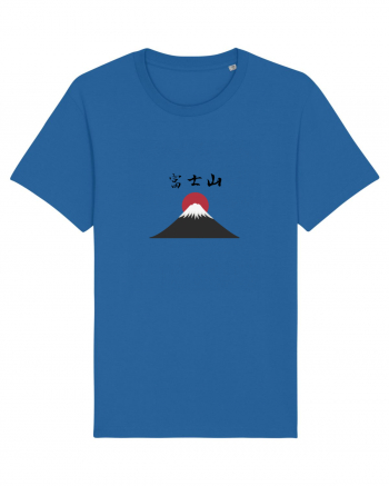 Muntele Fuji (Fujisan) kanji negru Royal Blue
