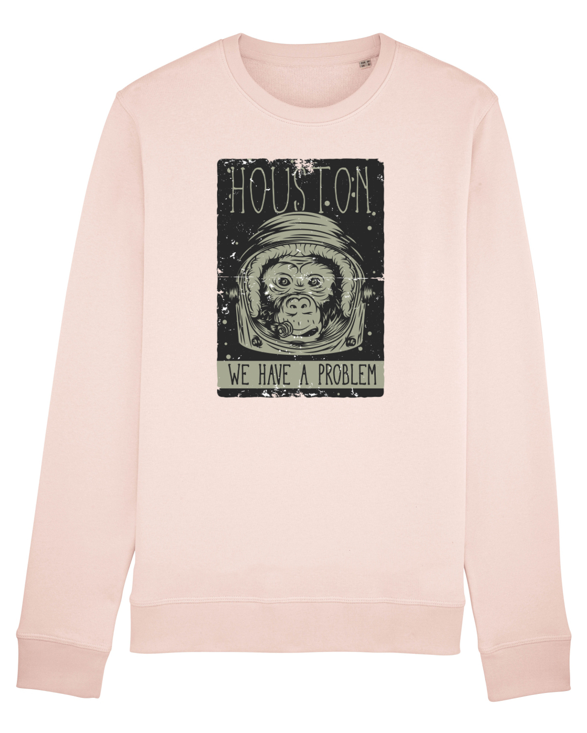 Bluză mânecă lungă Unisex Rise Candy Pink