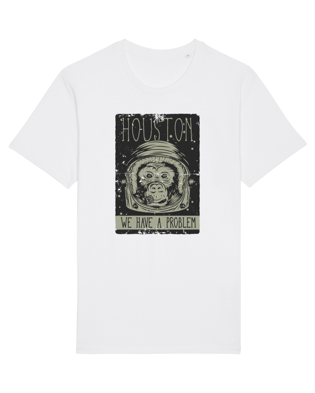 Tricou mânecă scurtă Unisex Rocker White
