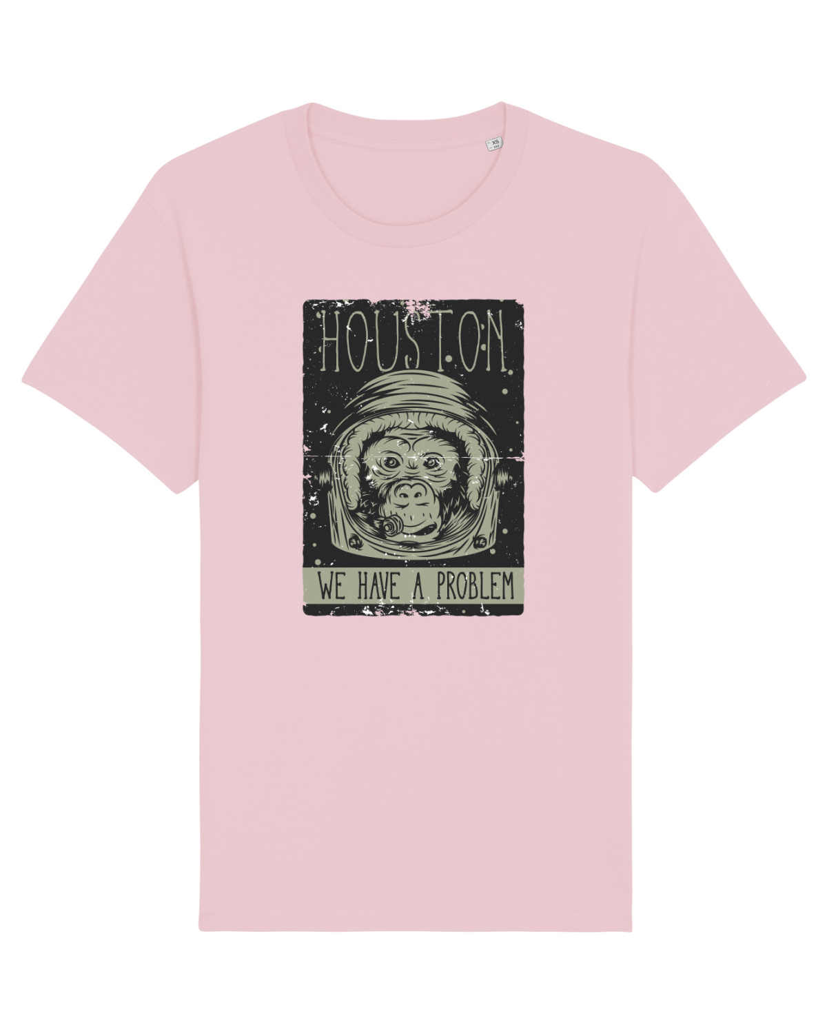 Tricou mânecă scurtă Unisex Rocker Cotton Pink