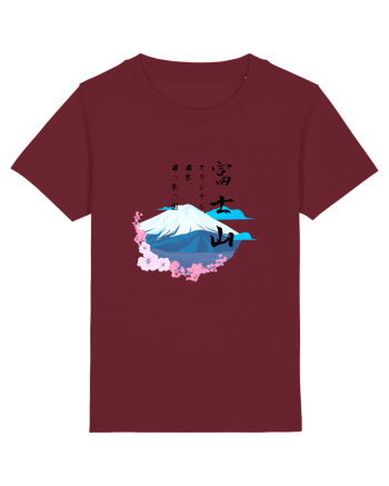 Muntele Fuji (Fujisan) negru  Burgundy