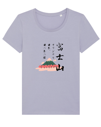 Muntele Fuji (Fujisan) negru  (ver 2) Lavender