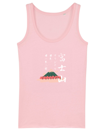 Muntele Fuji (Fujisan) negru (ver 2) Cotton Pink