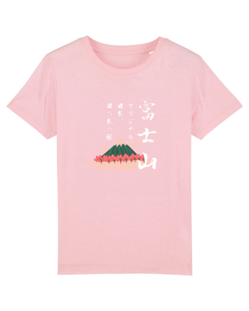 Muntele Fuji (Fujisan) negru (ver 2) Cotton Pink