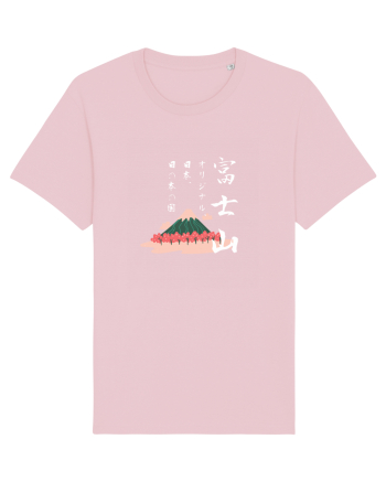 Muntele Fuji (Fujisan) negru (ver 2) Cotton Pink