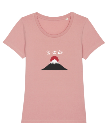Muntele Fuji (Fujisan) kanji alb Canyon Pink