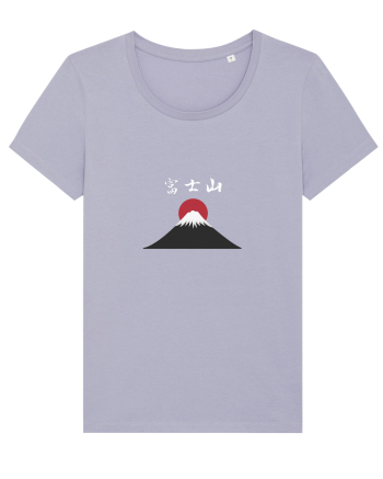 Muntele Fuji (Fujisan) kanji alb Lavender