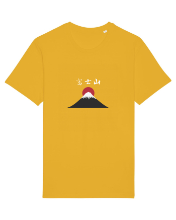 Muntele Fuji (Fujisan) kanji alb Spectra Yellow