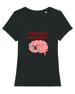 Asymptomatic Intelligence Tricou mânecă scurtă guler larg fitted Damă Expresser