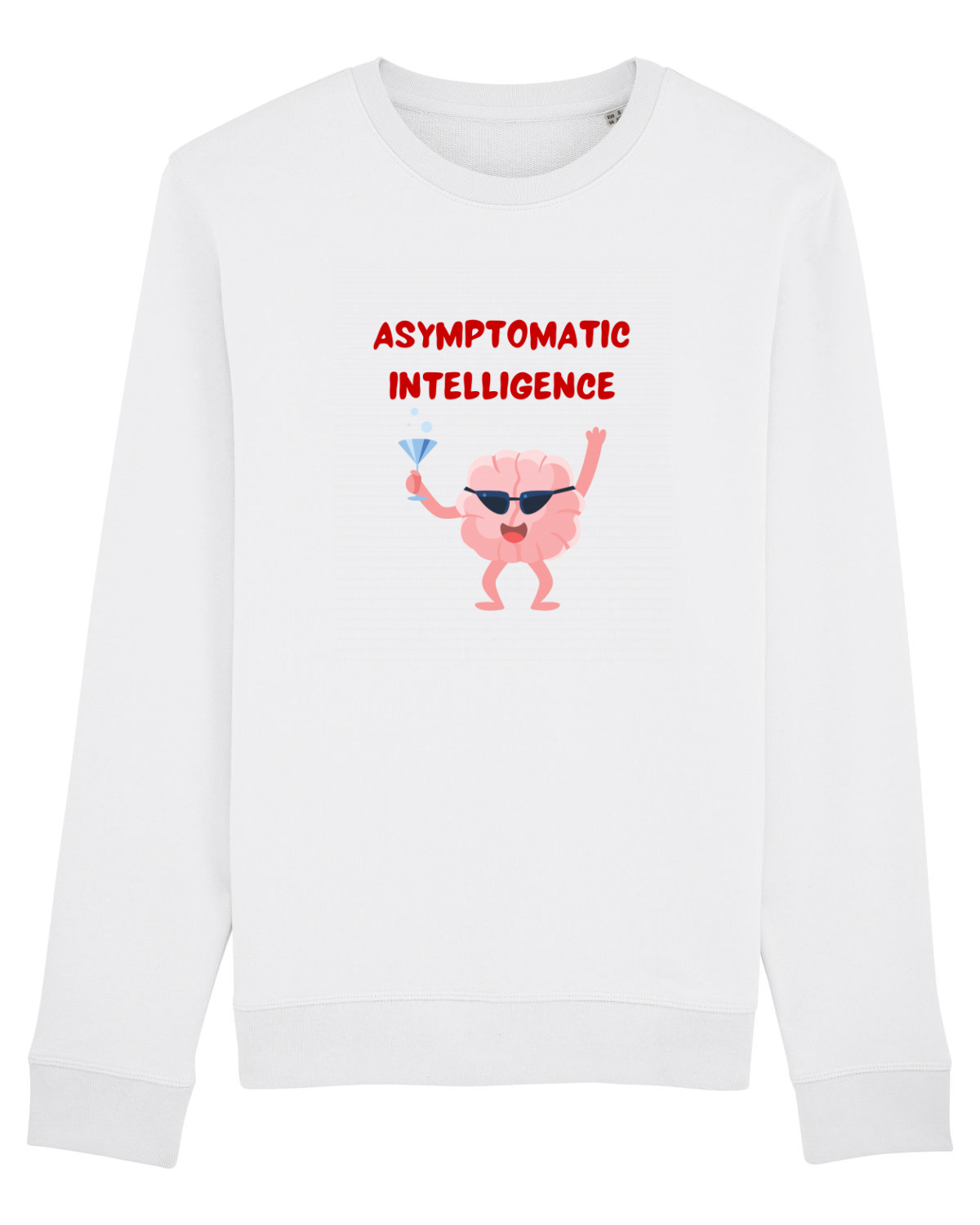 Bluză mânecă lungă Unisex Rise White