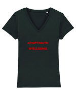 Asymptomatic Intelligence party in my brain 1 Tricou mânecă scurtă guler V Damă Evoker