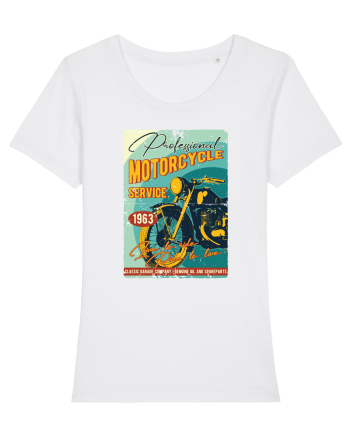 Professional Motorcycle Service White