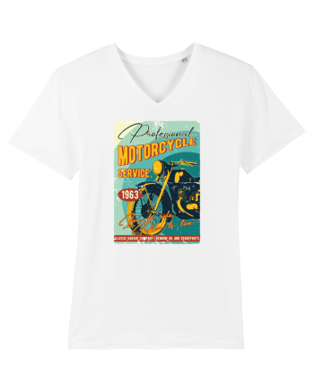 Professional Motorcycle Service White