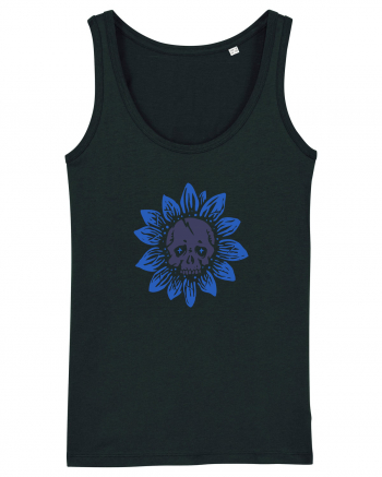 Sunflower skull Black