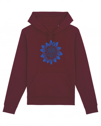 Sunflower skull Burgundy