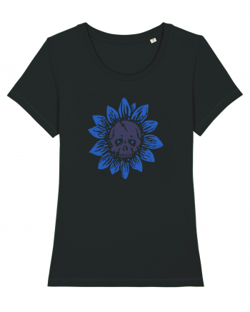 Sunflower skull Black