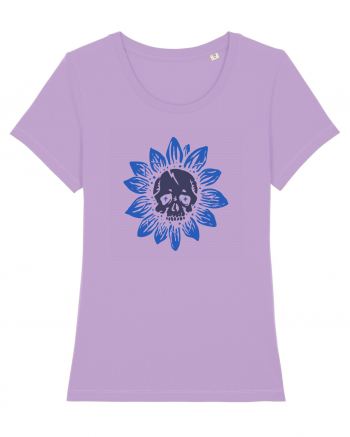 Sunflower skull Lavender Dawn