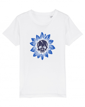 Sunflower skull White