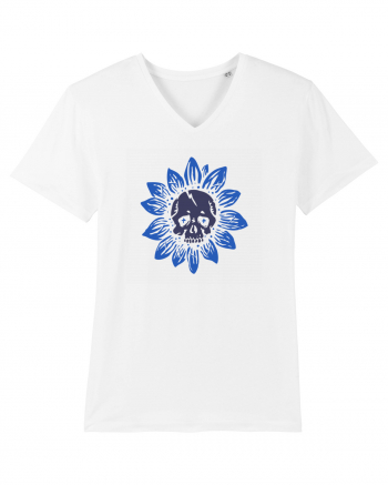 Sunflower skull White