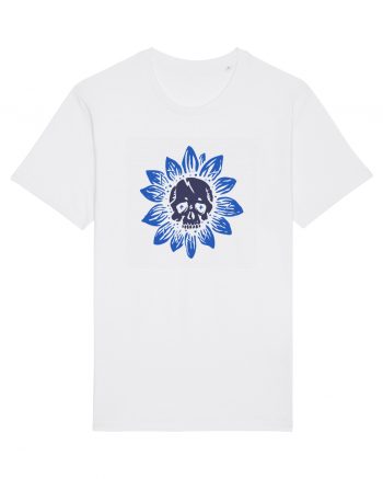 Sunflower skull White