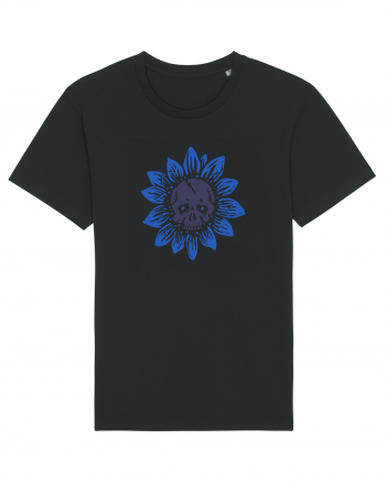 Sunflower skull Black