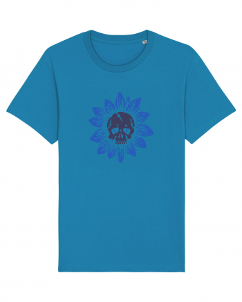 Sunflower skull Azur