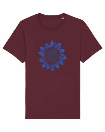 Sunflower skull Burgundy