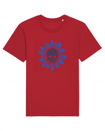 Sunflower skull Red