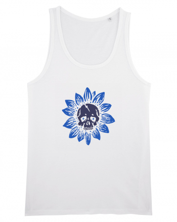 Sunflower skull White