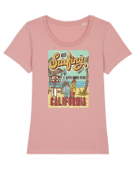 Best Surfing California Tricou mânecă scurtă guler larg fitted Damă Expresser