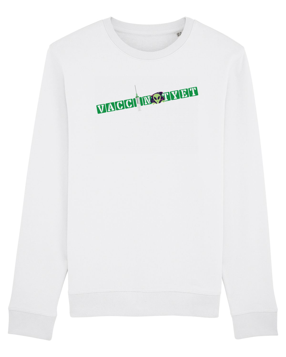 Bluză mânecă lungă Unisex Rise White