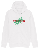 Green Happiness Pass Hanorac cu fermoar Unisex Connector