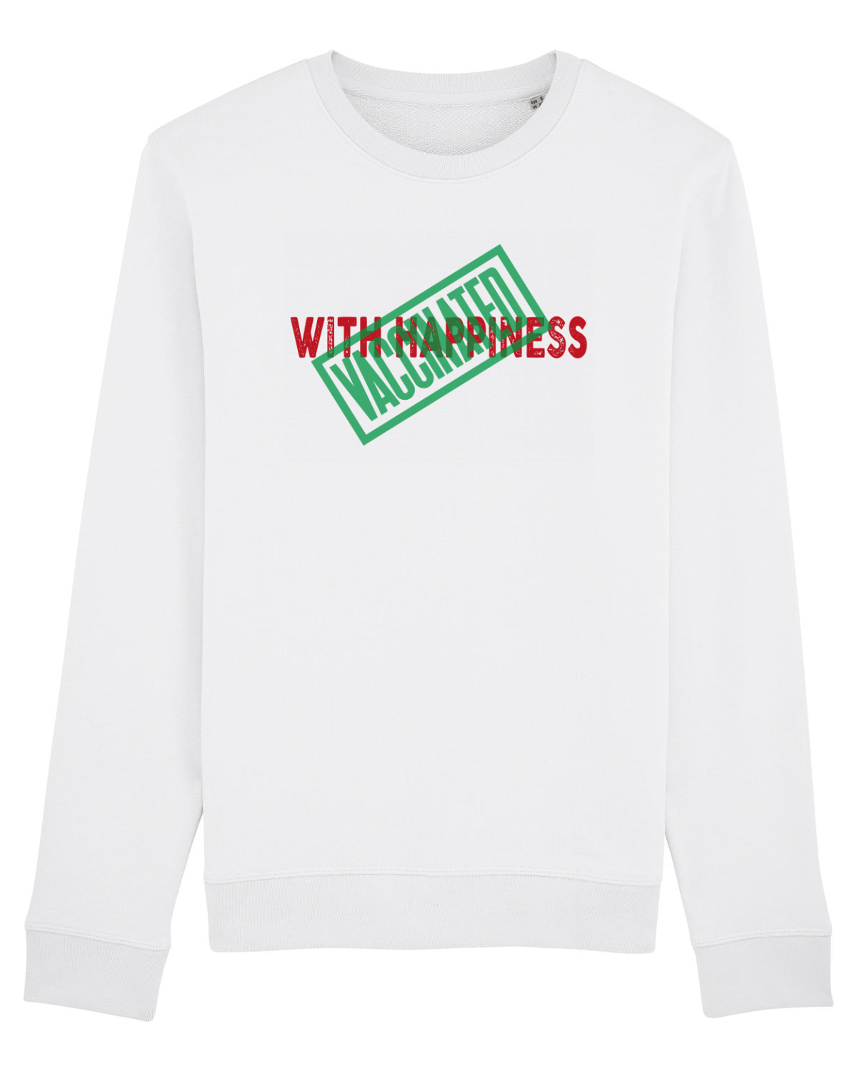 Bluză mânecă lungă Unisex Rise White